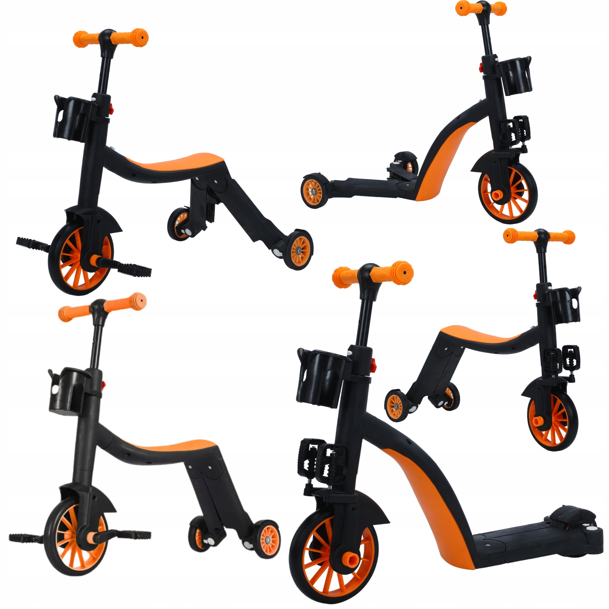 Hulajnoga balansowa Rowerek trójkolowy Biegowy Jeździk Pchacz 8W1