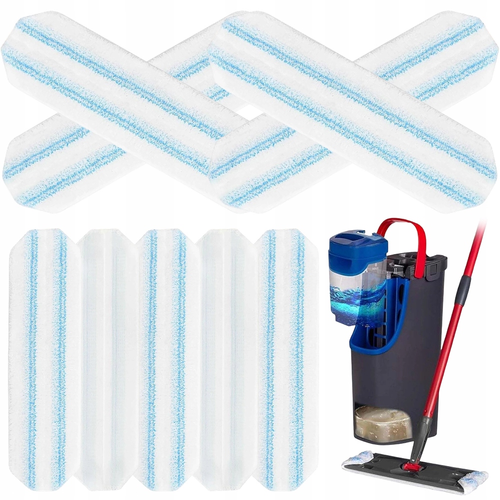 Vložka Do Mopu 10 kusů Náhradní plochá mikrovláknová utěrka na mop