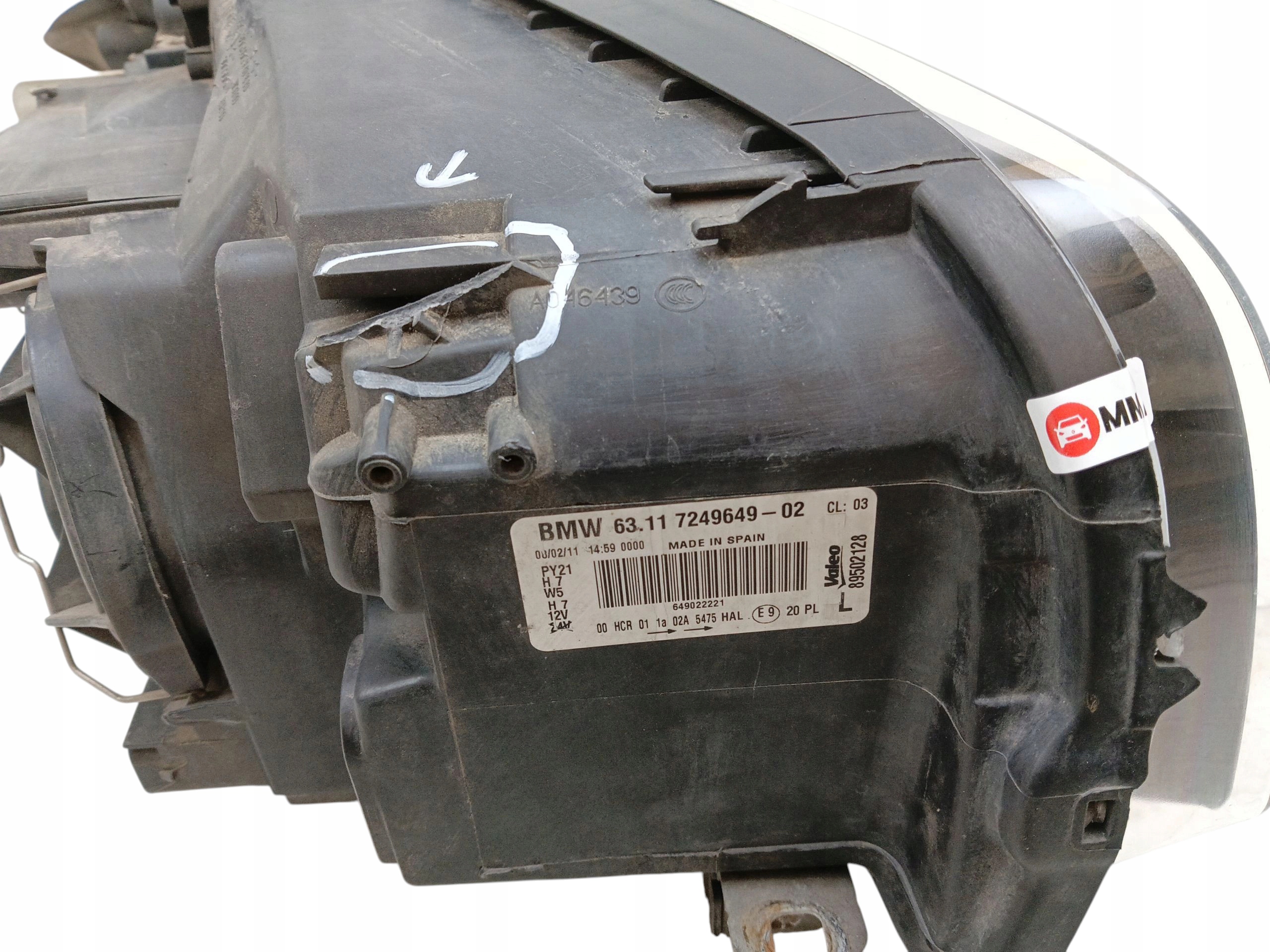 light REFLEKTOR left front BMW E81 LIFT (07-11) 7249649 EUROPA