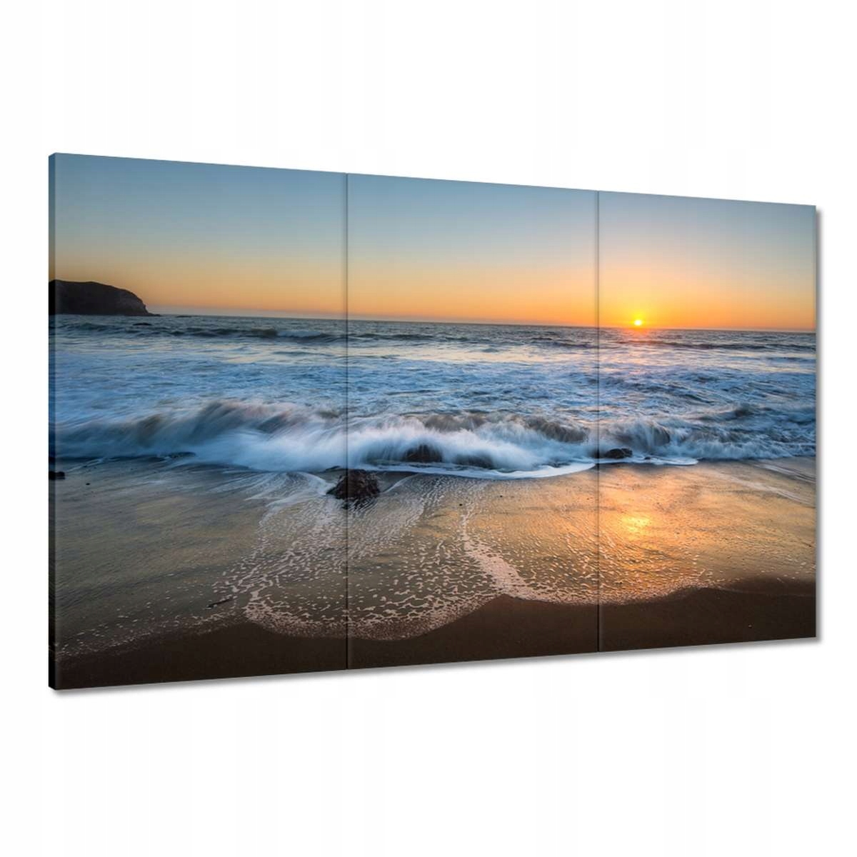 Obrazy 120x80 Západ slunce Pláž