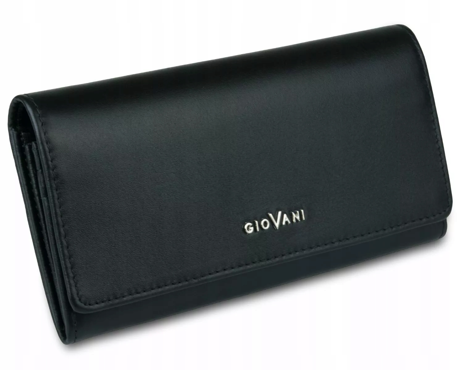 Dámská velká kožená peněženka Michela Giovani Černá