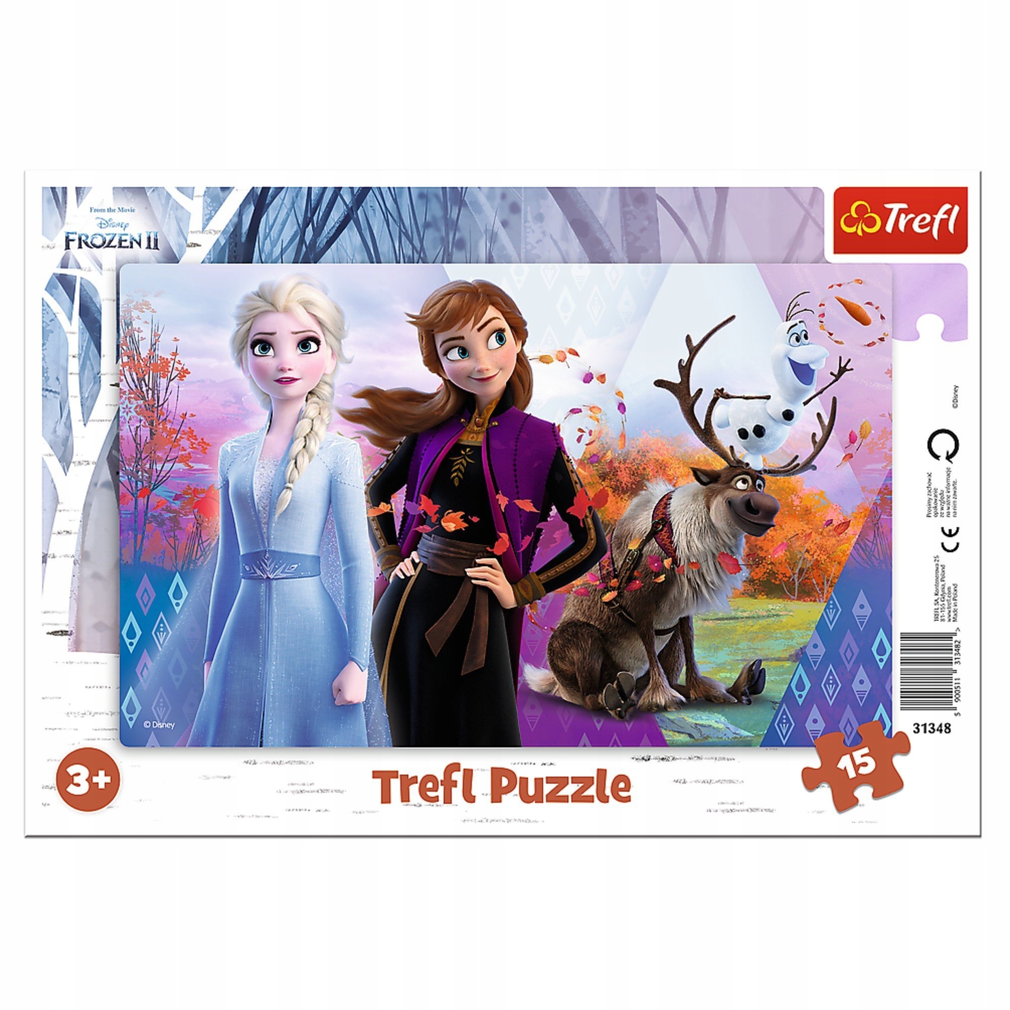 

Puzzle Ramkowe Magiczny Świat Anny I Elsy Frozen