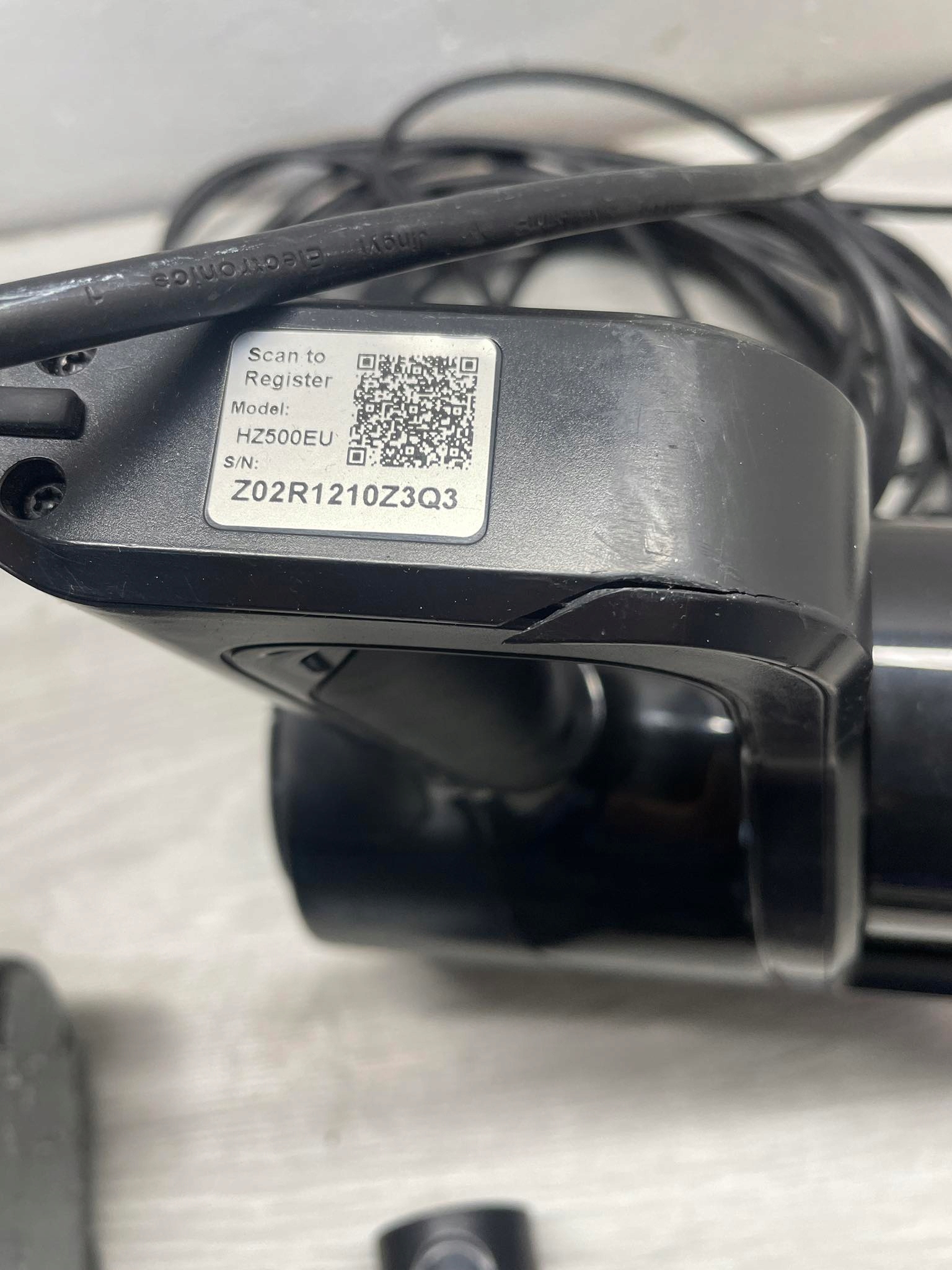 Odkurzacz pionowy Shark HZ500EU fioletowy USZKODZONY Zasilanie sieciowe