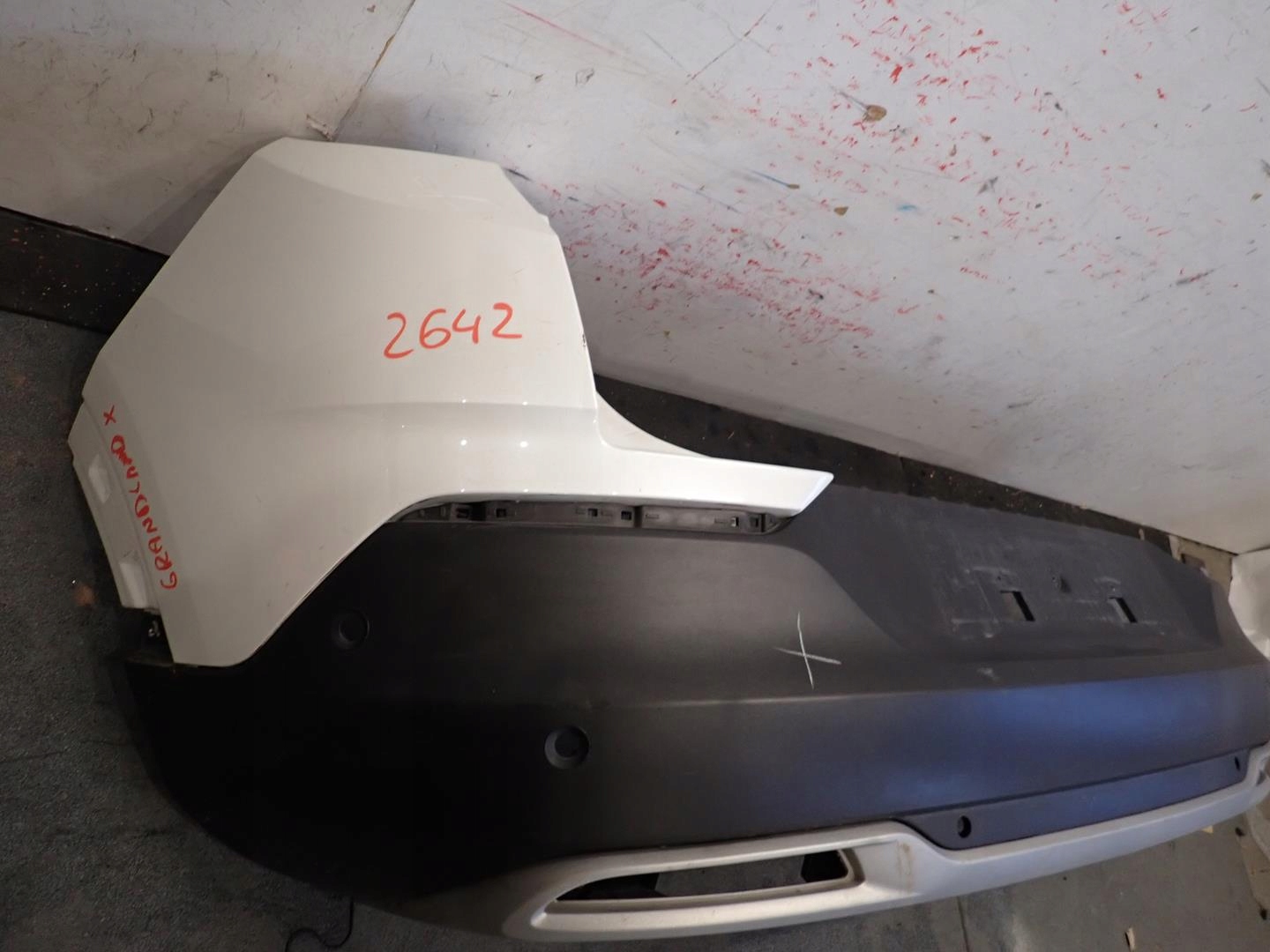 bumper rear part rear OPEL GRANDLAND X 2016