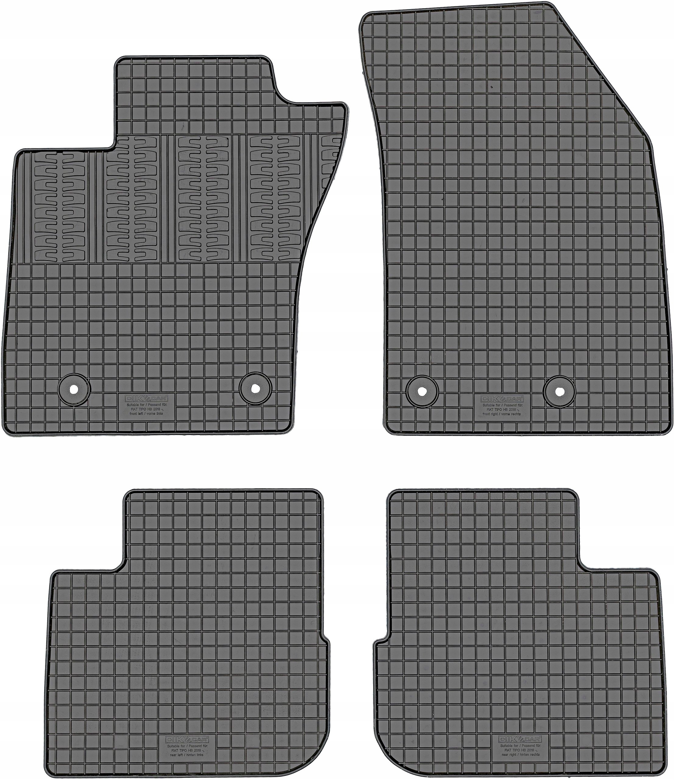 

Fiat Tipo 2016- Dywaniki gumowe