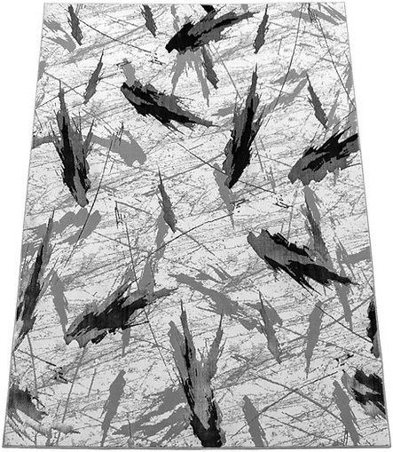 Koberec 160x220 Sivý So Striebrom Moderný Do Obývačky Mäkký