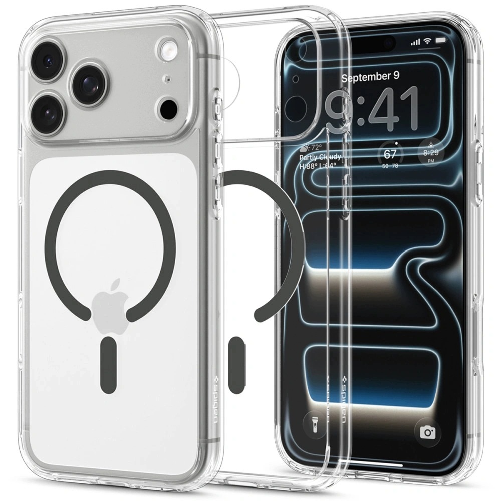 Spigen Ultra Hybrid MagSafe iPhone 17 Pro Max 18 Pro Max Clear/ Graphite