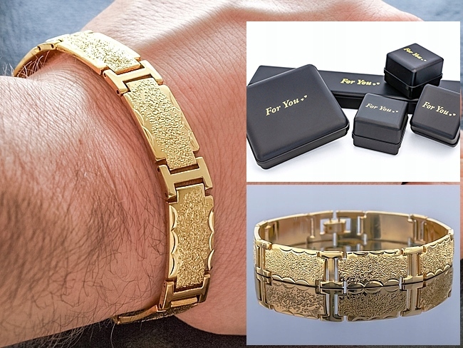 

Ekskluzywna Złota Bransoleta 14k ! Jakość !