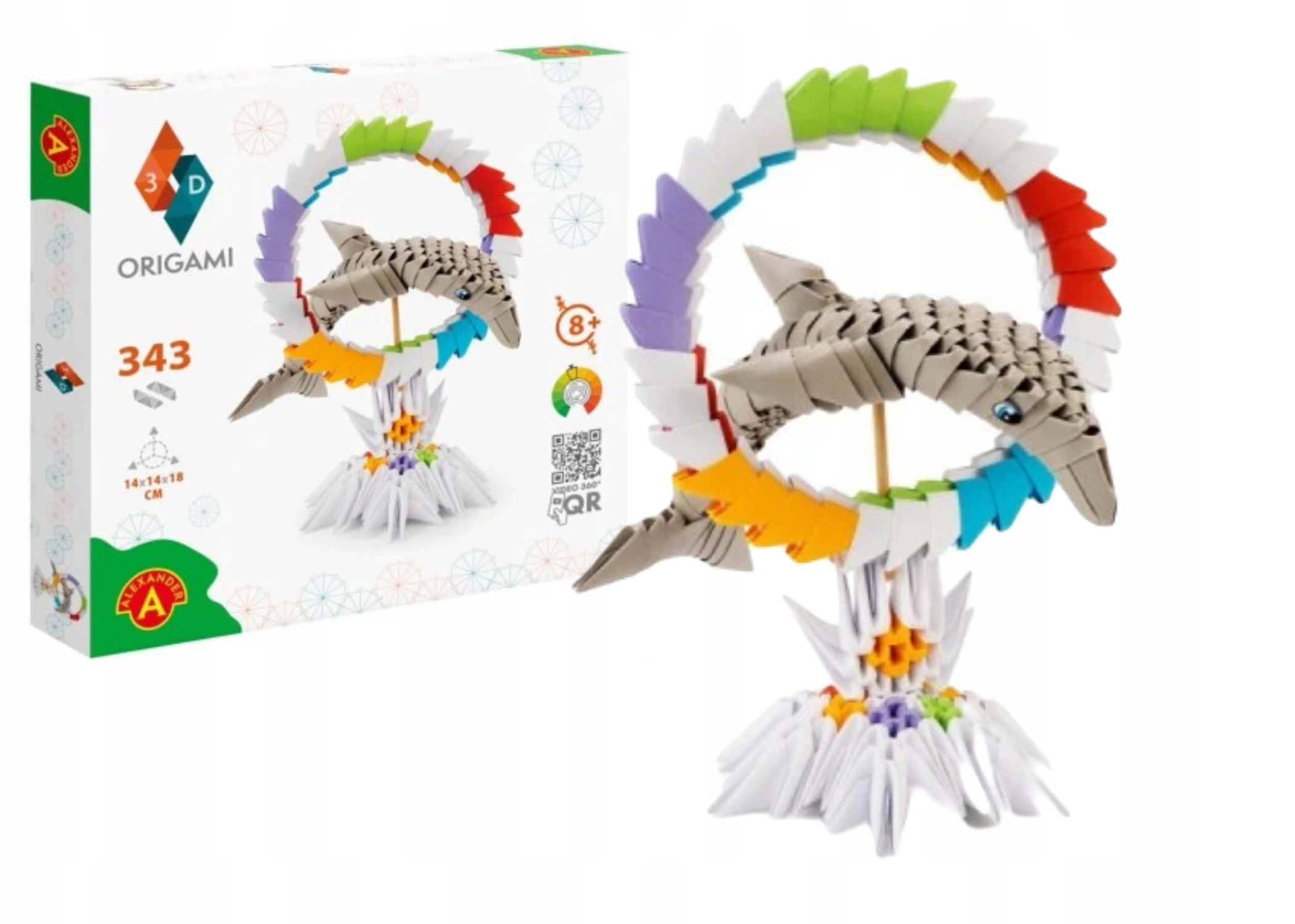 

Zestaw Origami 3D Delfin Handmade Alexander