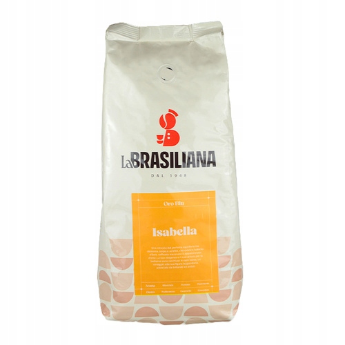 Levně káva zrnková La Brasiliana Isabella (oro Blu) 1000 g