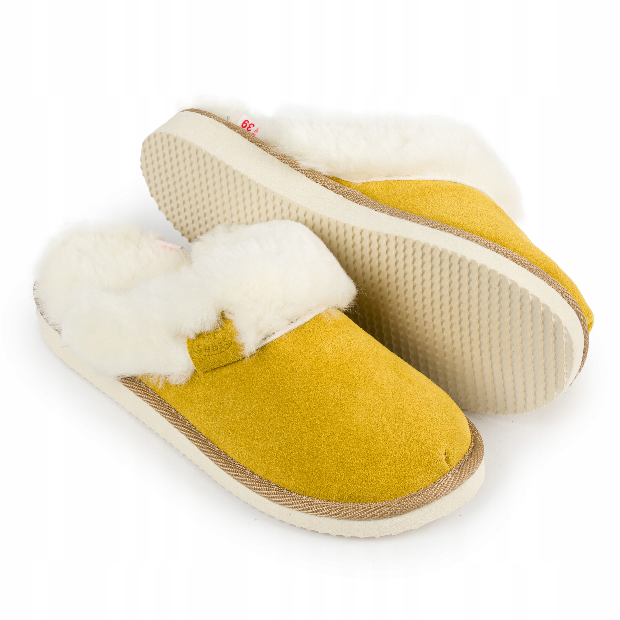 Dámské Pantofle IreShoes Premium teplé domácí Sandále s vlnou, vel. 38