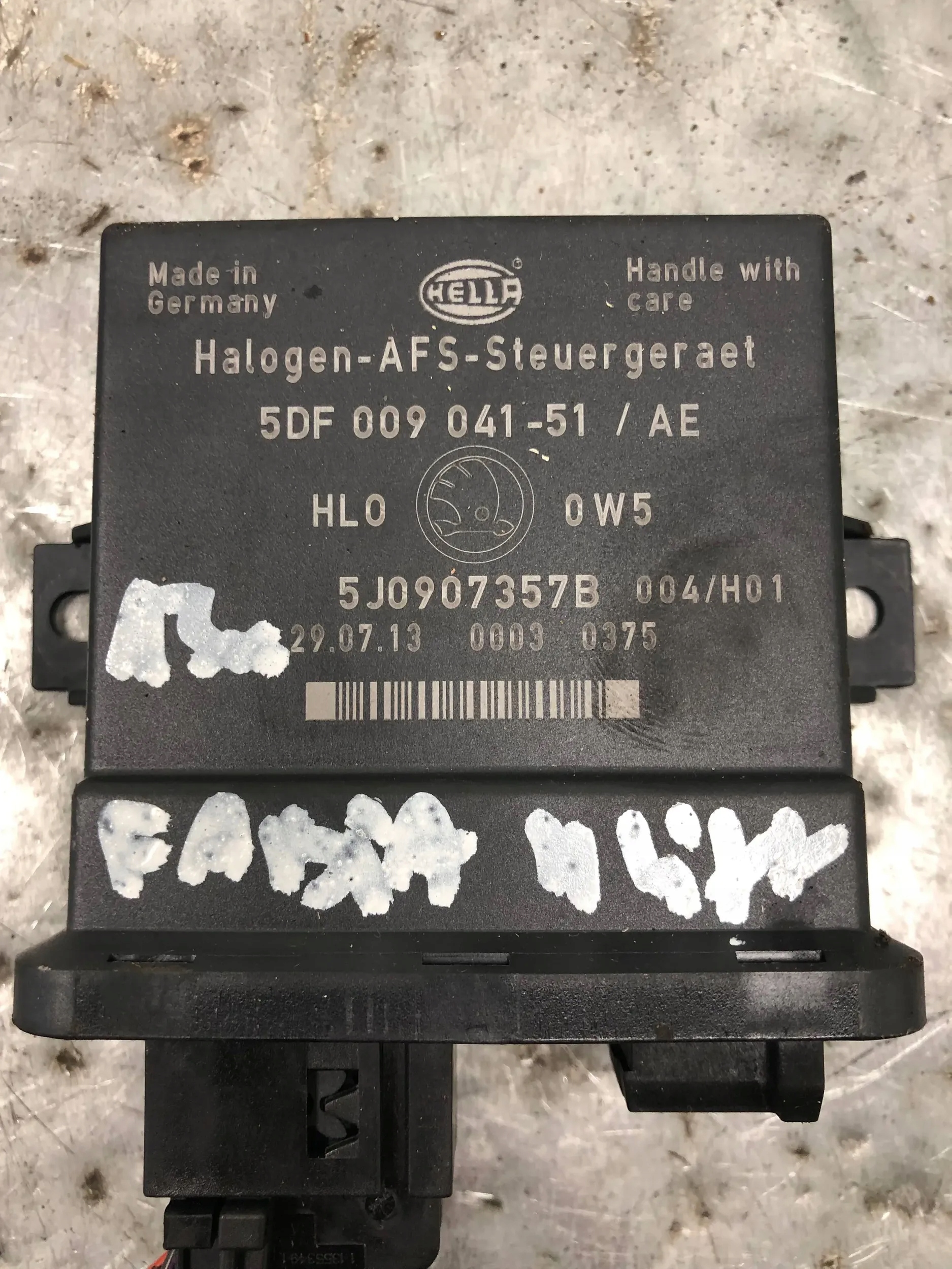 modulo luci SKODA FABIA II LIFT 5J0907357B