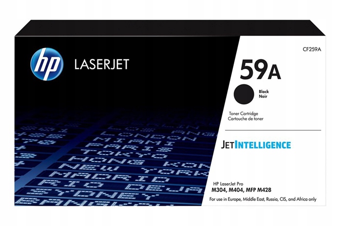 Originálny čierny toner Hp LaserJet Pro M304, M404, M428 Mfp (59A CF259A)