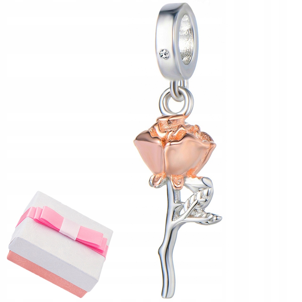 

Charms Róża Zawieszka Srebrna 925 Koralik Beads