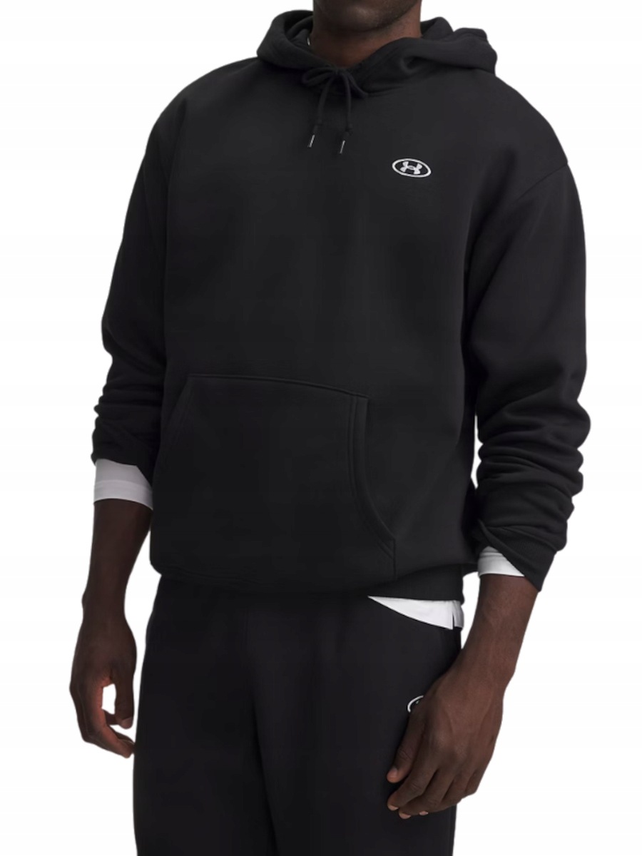 pánská mikina Under Armour 16013448-008 sportovní černá tepláková s kapucí L