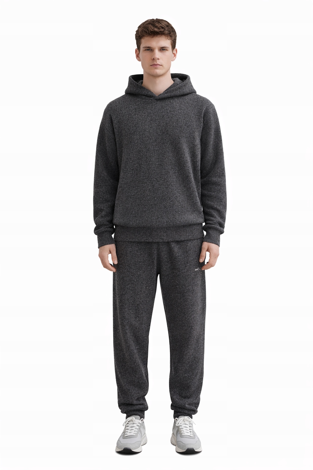 Mki Miyuki Zoku Pánský Svetr Vlna Mohér Šedý Melír M I2B