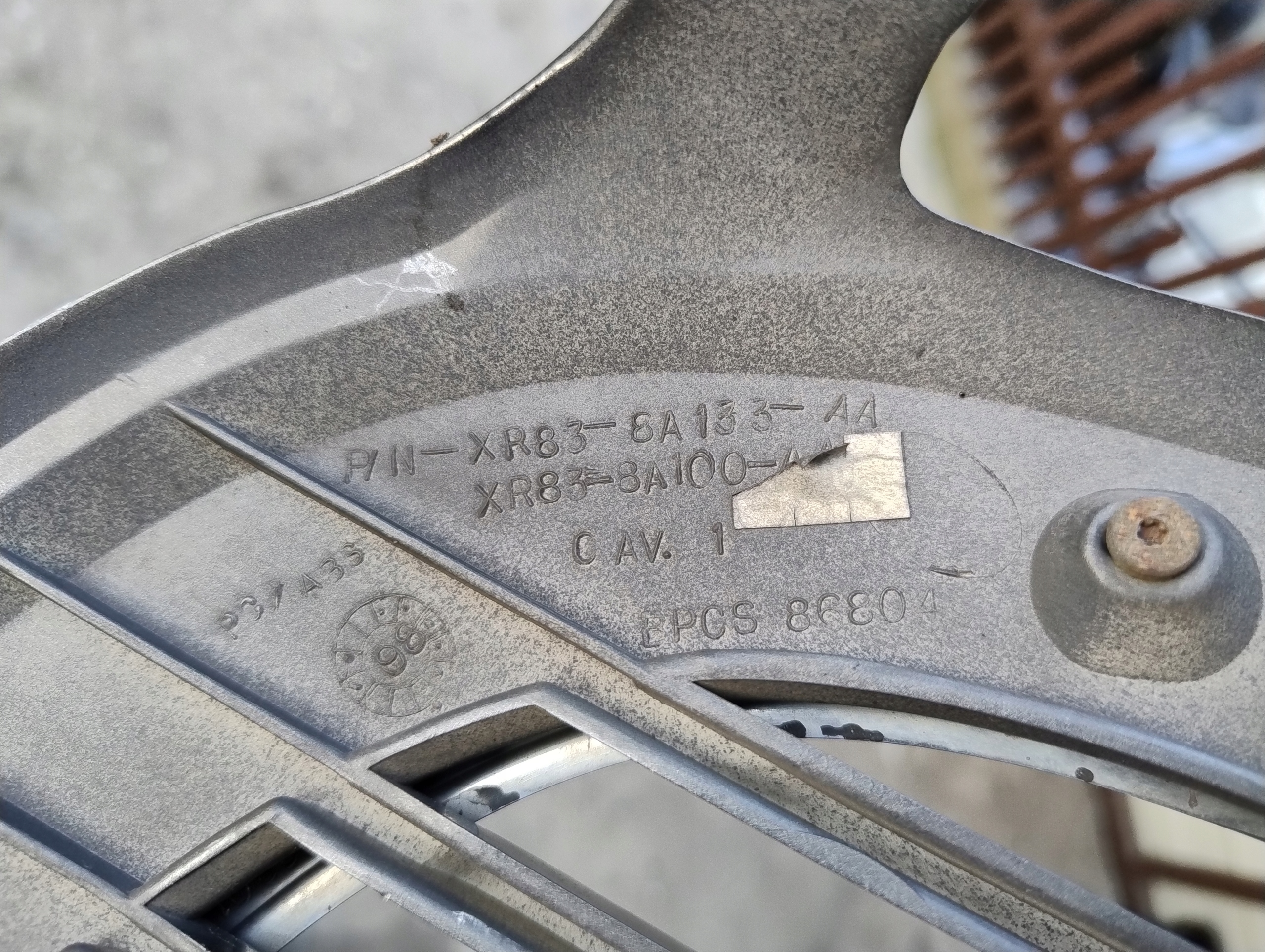 GRILL GRILL CHROM JAGUAR S-TYPE XR83-8A133-AA
