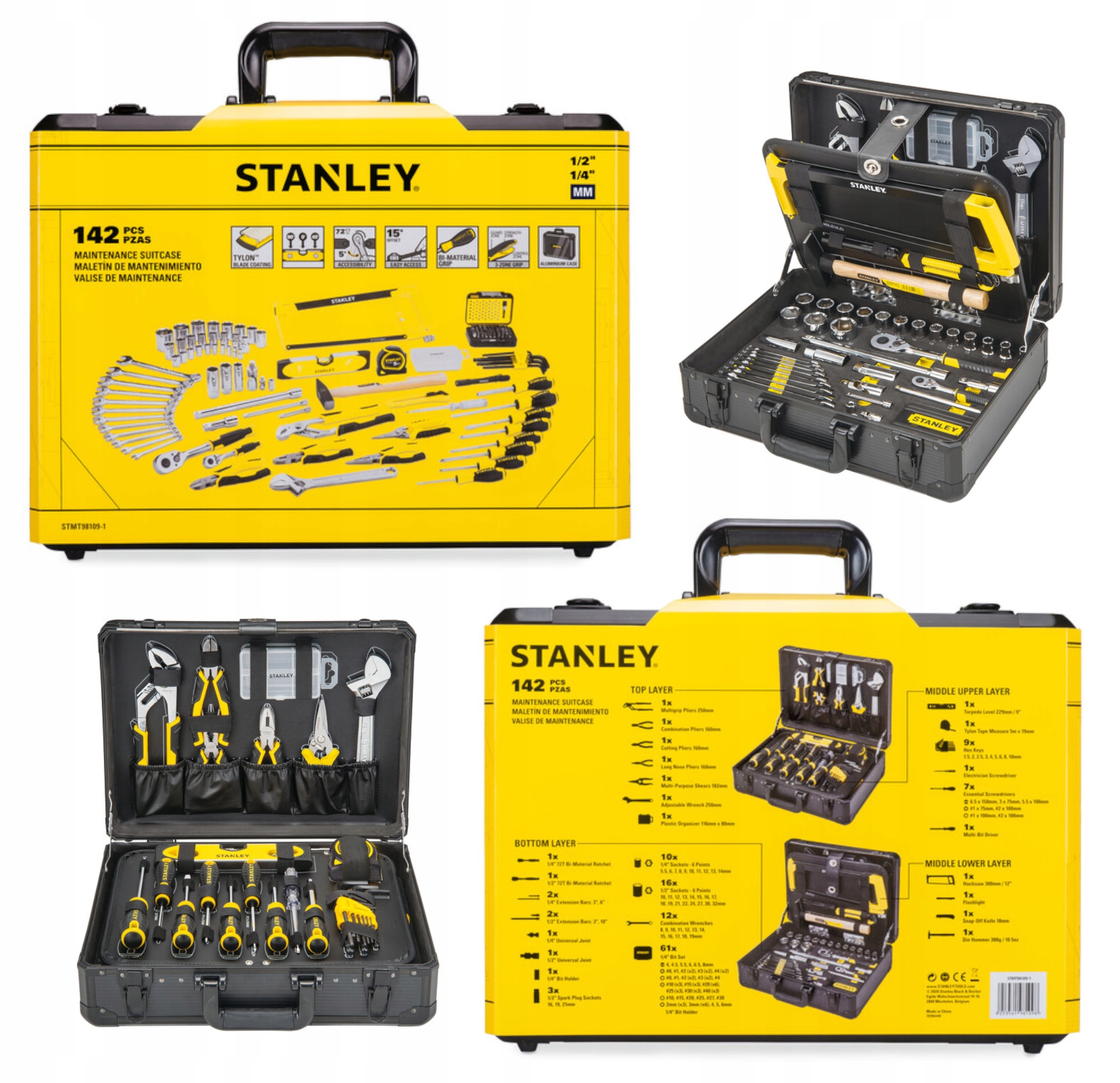 

Stanley Zestaw Serwisowy 142 el. STMT98109-1