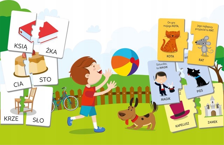 Gra zabawa w czytanie Uczę się bawiąc Clementoni Stan opakowania oryginalne