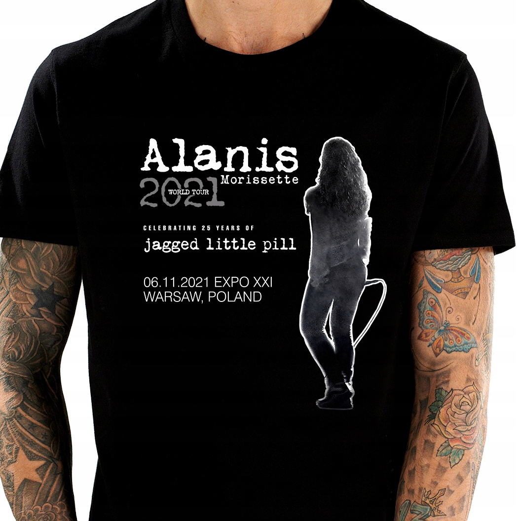 

Alanis Morissette Tour 2021 Koszulka Męska S