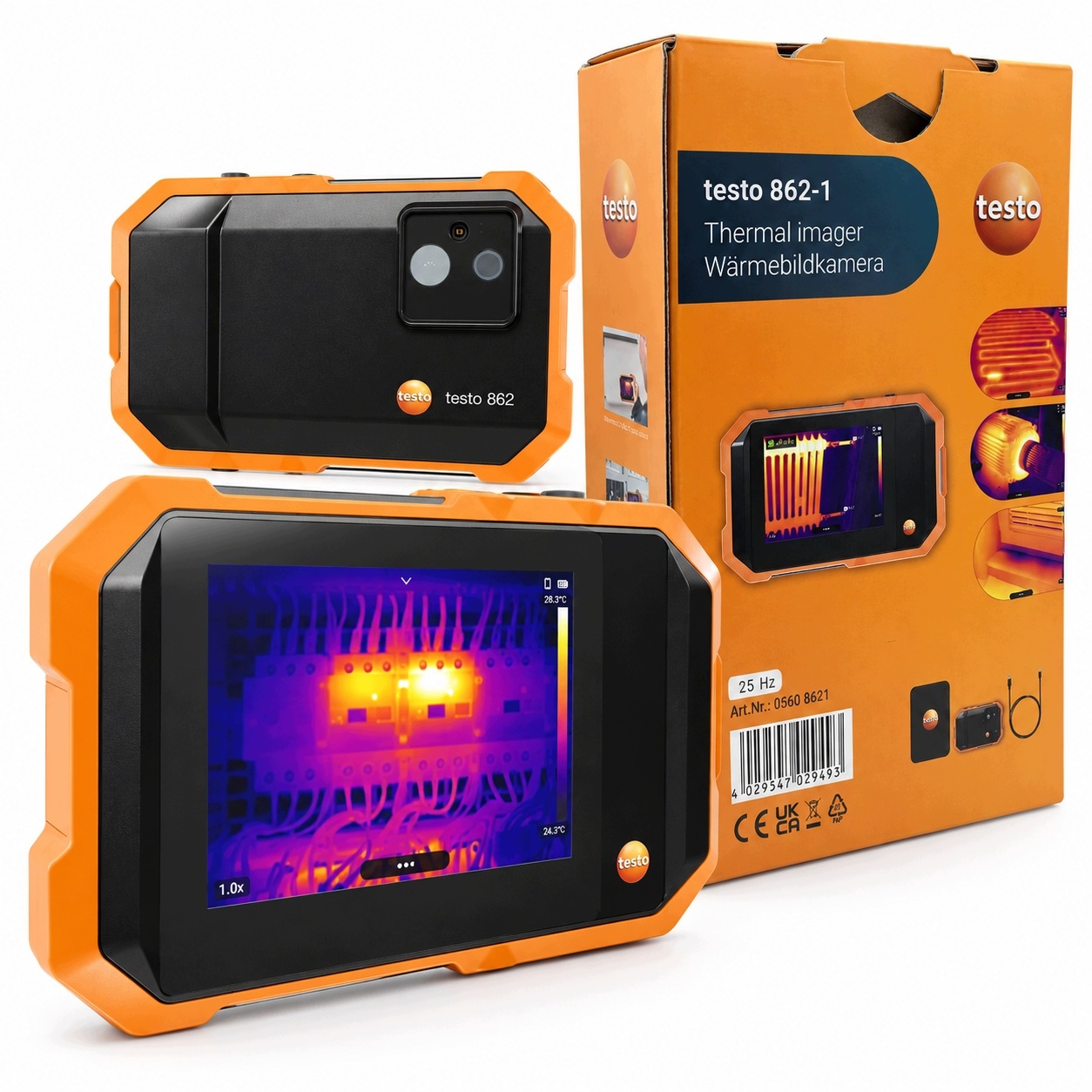 Termovizní kamera 160c120 Testo 862-1 Kufr Bezdrátová Sada