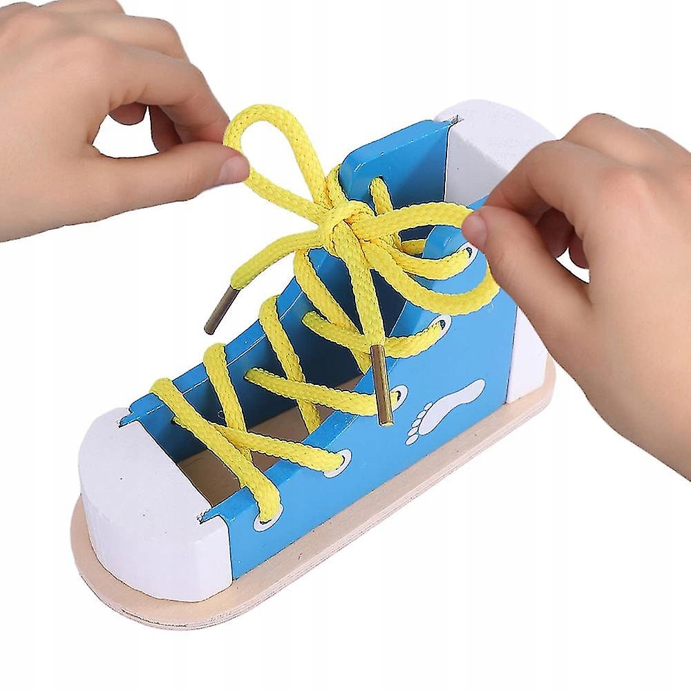 Bucik ze sznurówką BUT do nauki sznurowania wiązania sznurowadeł TRAMPEK BL