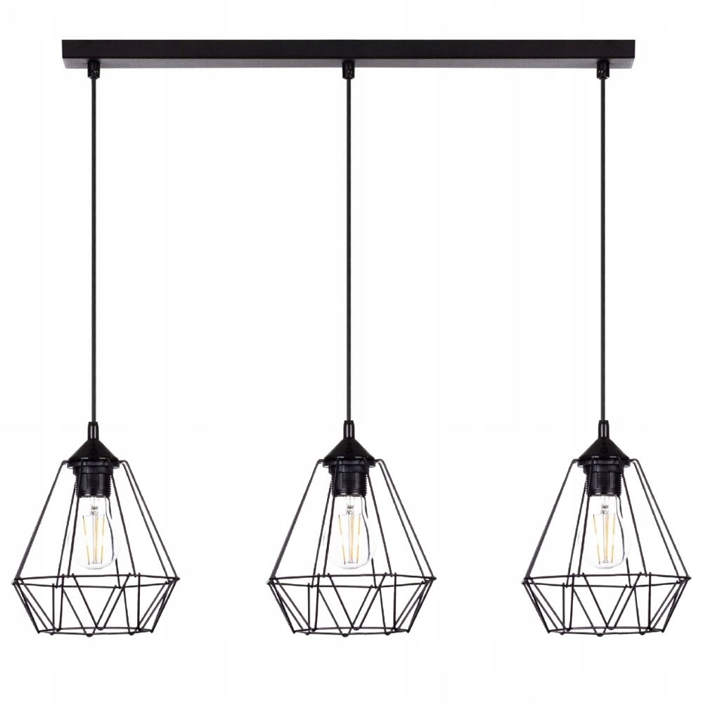 Drátěná Závěsná Lampa Moderní Závěsné Stropní Svítidlo Diamant Loft