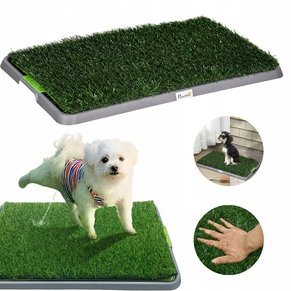 Podložka Toaleta pro psa Umělá Tráva na balkon, záchod pro štěně 67x41 cm