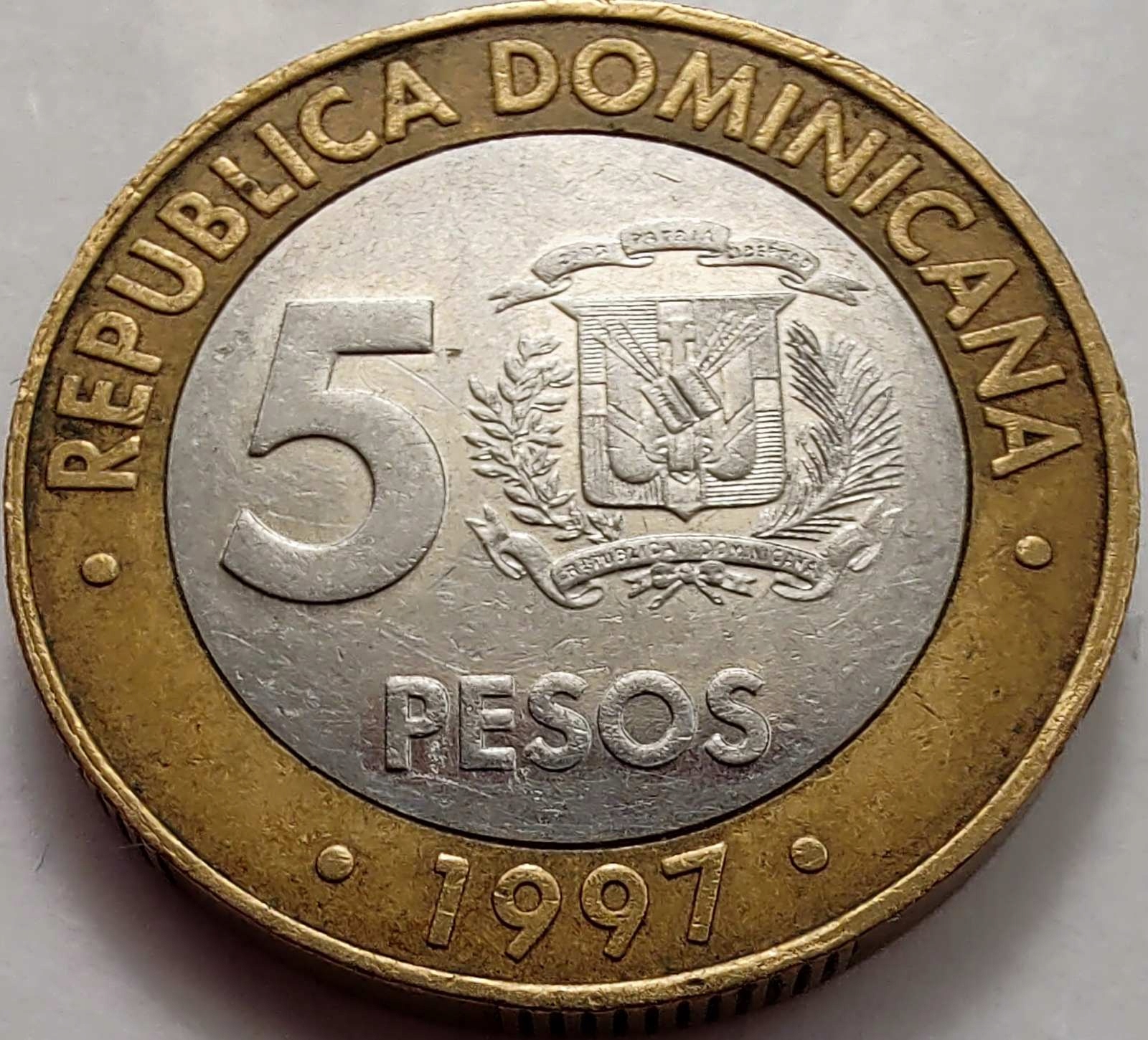 2410 - Dominikana 5 peso, 1997