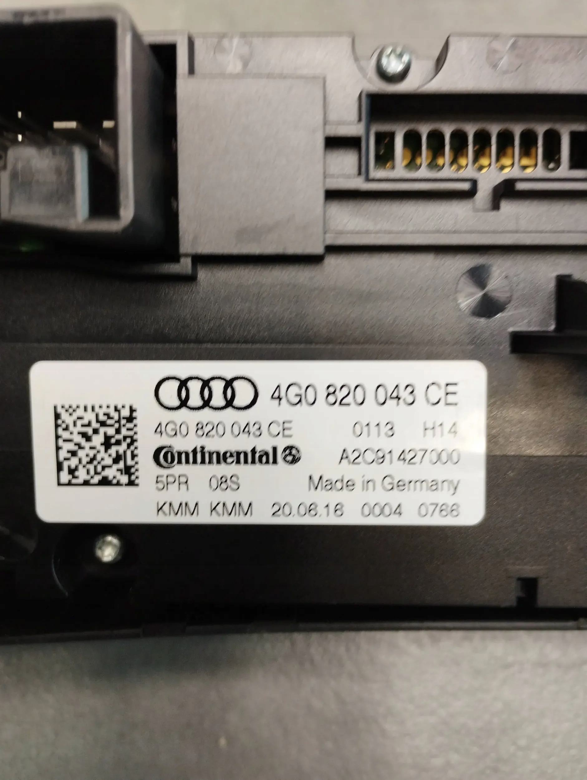 Audi A6 C7 4G COMANDI CLIMA 4G0820043CE