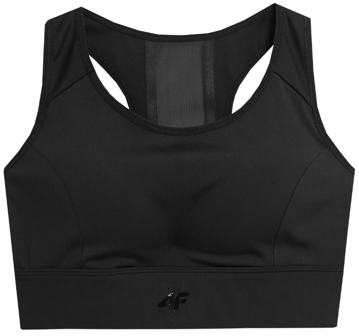 4F Biustonosz Sportowy Stanik Top STAD010 czarny r. Xs