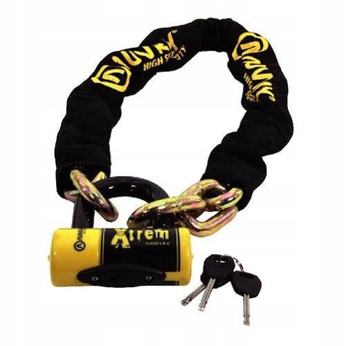Sada reťazí s visiacim zámkom Auvray Xtrem Mini 100 cm