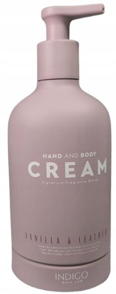 Indigo Hand And Body Cream Krem Do Rąk I Ciała Vanilla & Leather 370ml