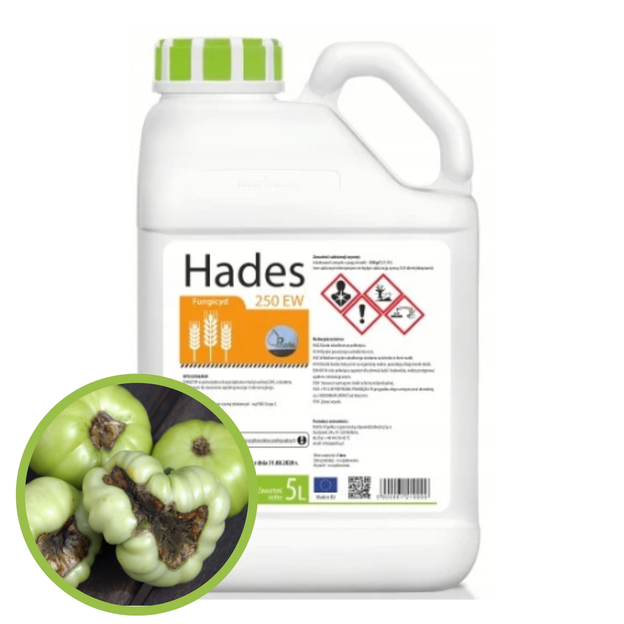 Hades 250 Ew 5L Zwalcza suchą zgniliznę i szarą pleśń