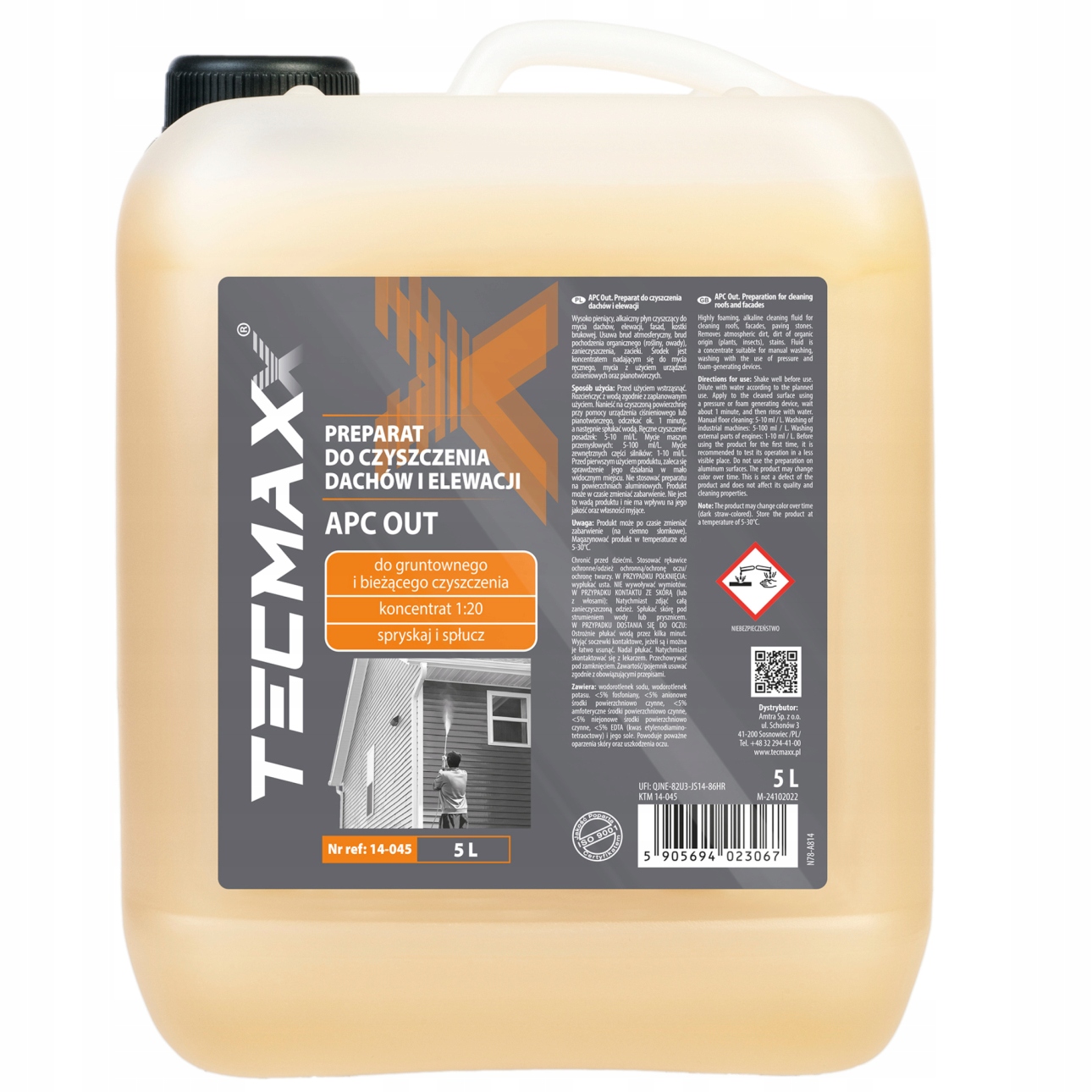 Tecmaxx Prípravok na čistenie fasádnej dlažby Fasáda 5L