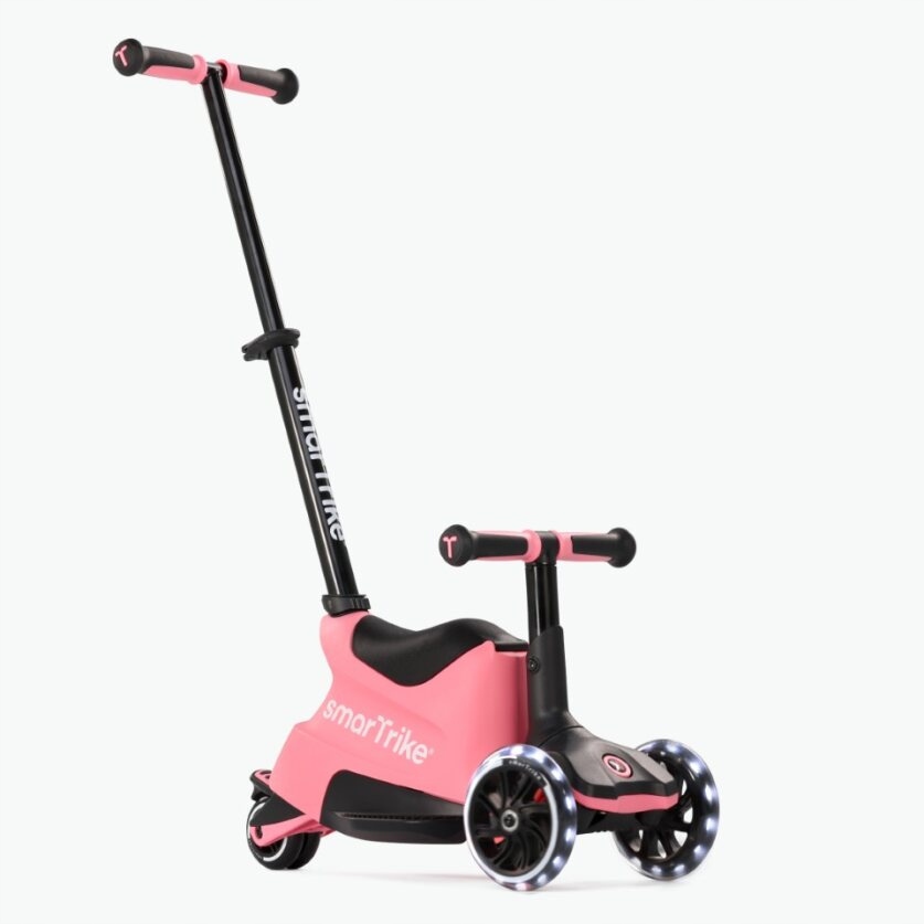 SmarTrike Hulajnoga Jeździk 4w1 Xtend Scooter Plus Ride-on Salmon pink