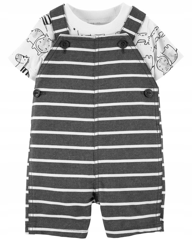 

Carter's Zestaw 2-el. Ogrodniczki T-shirt 18M 80