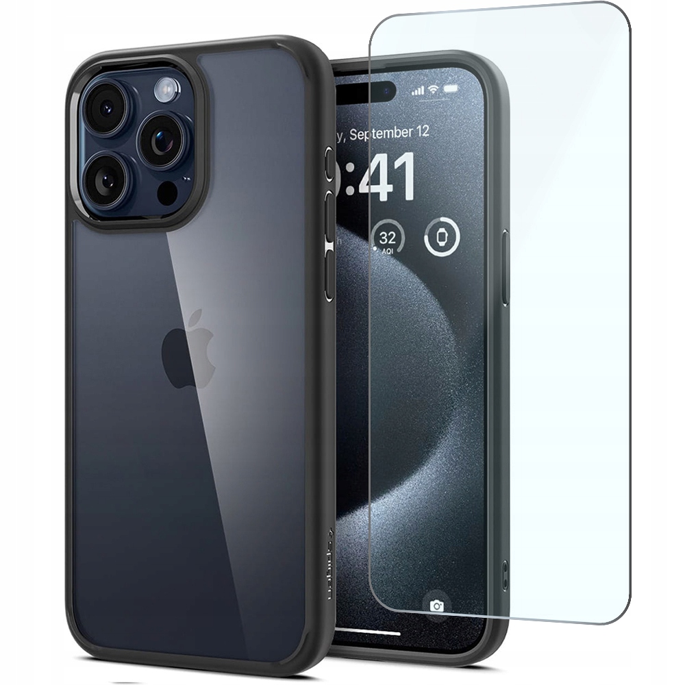 Etui Spigen do iPhone 15 Pro, mocne, ochronne, stylowe, case szkło