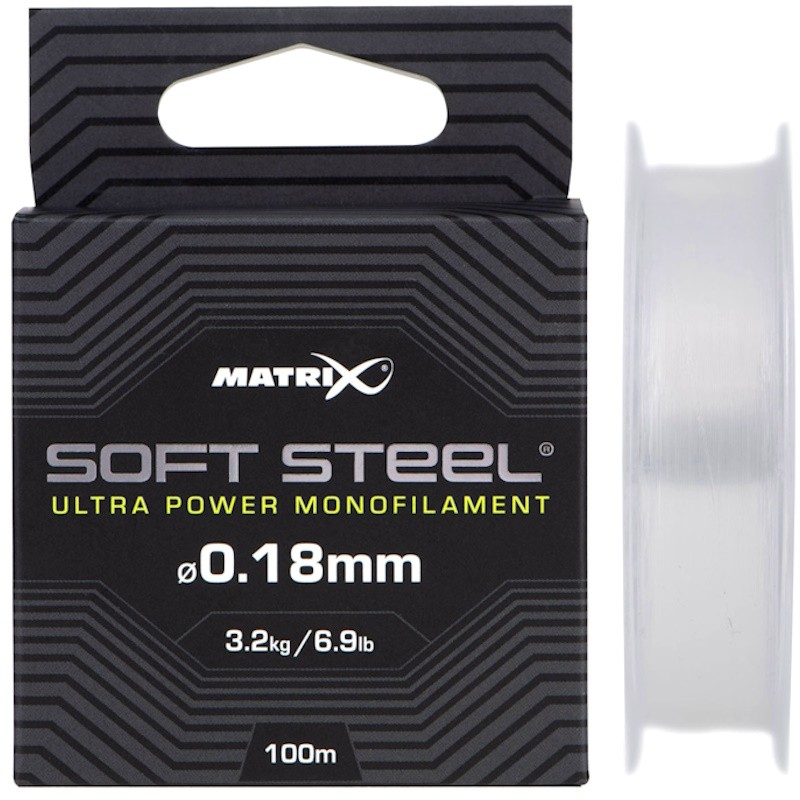 Żyłka Matrix Soft Steel Ultra Power Monofilament 0.18mm 3.20kg 6.90lb 100m