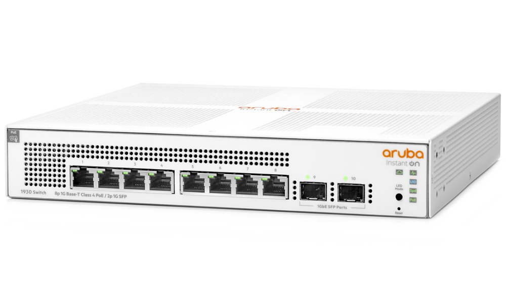 Hpe Aruba Instant On 1930 8G Class4 PoE 2SFP 124W Switch