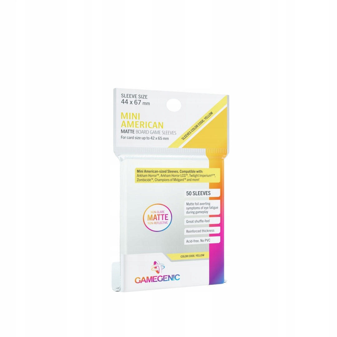 

Gamegenic Matte Mini American 44x67 mm 50 sztuk