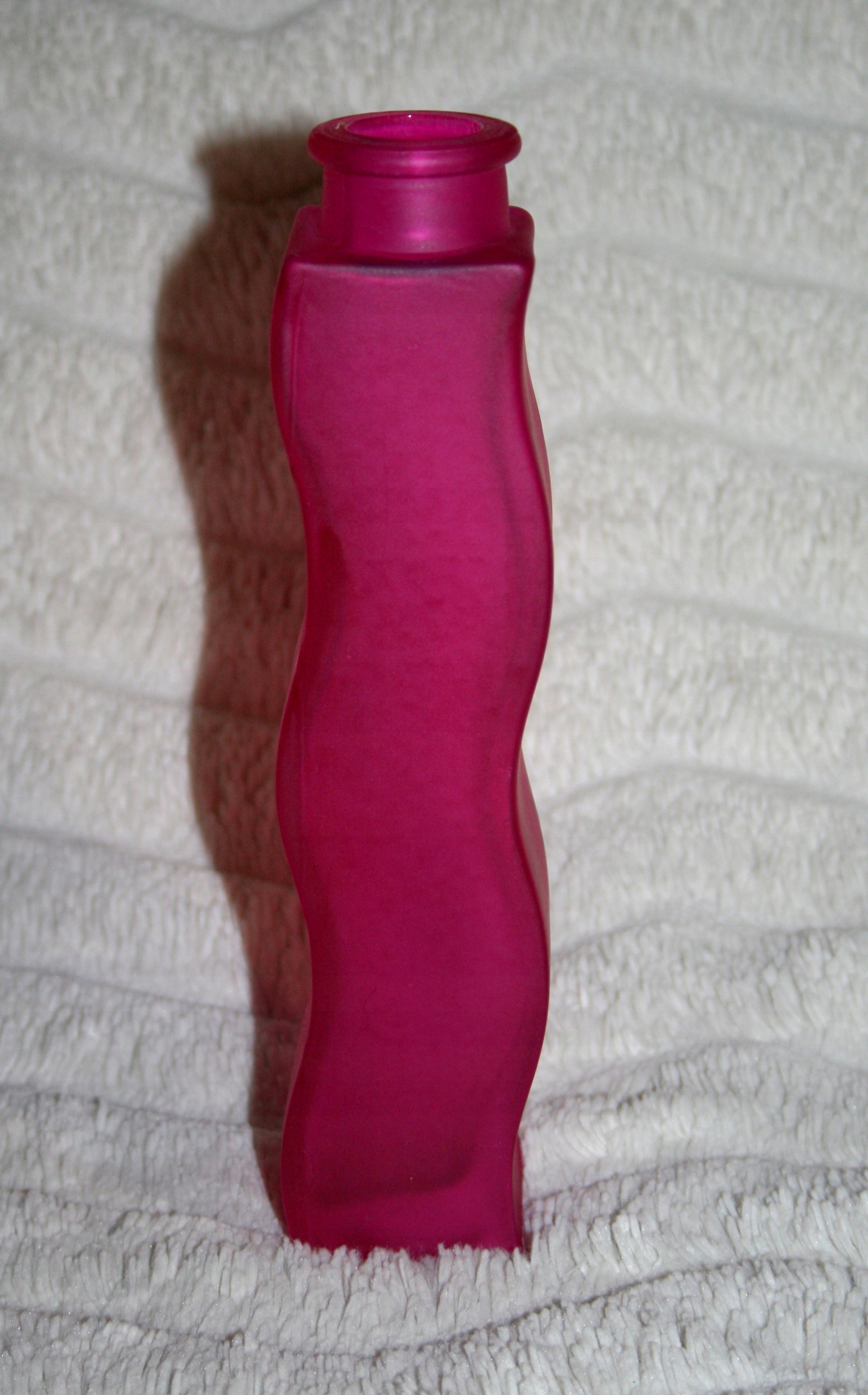 IKEA WAZON SKAMT RÓŻOWY SZKŁO 21 cm