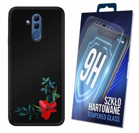 

Etui Matt Flower Do Huawei Mate 20 Lite Szkło 9H