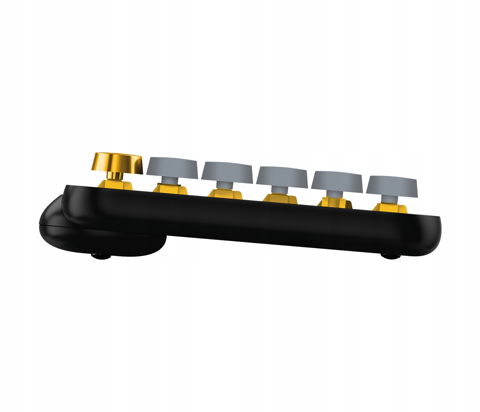Clavier Logitech Mecanique Sans Fil POP Keys yellow avec Touches Emoji  Personnalisables, Bluetooth - 920-010722