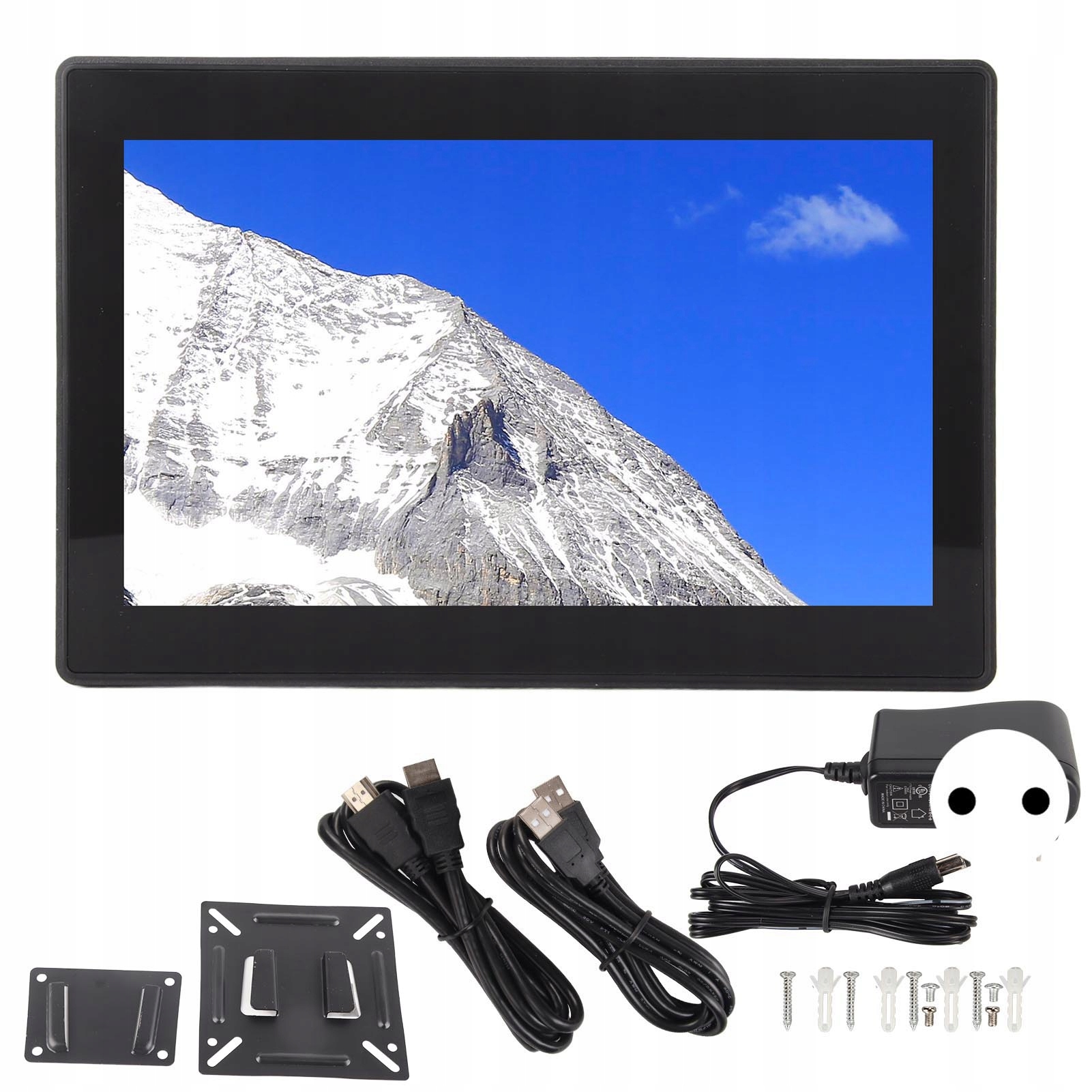 Monitor LCD 8 Palcov Mini Tv Na Stene, Kapacitný Dotykový Displej 100-240 V