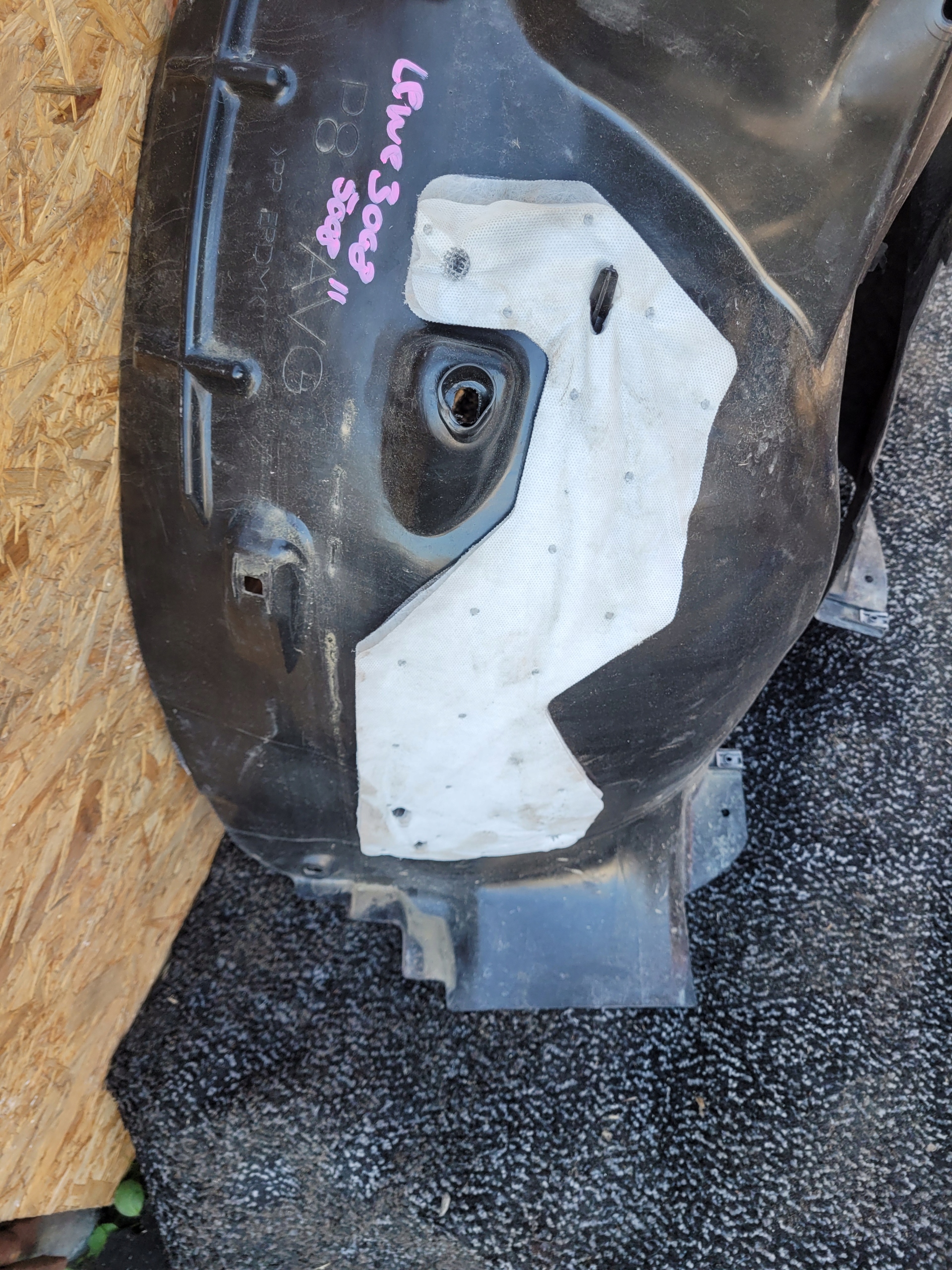 mudguard front front left PEUGEOT 3008 5008 II