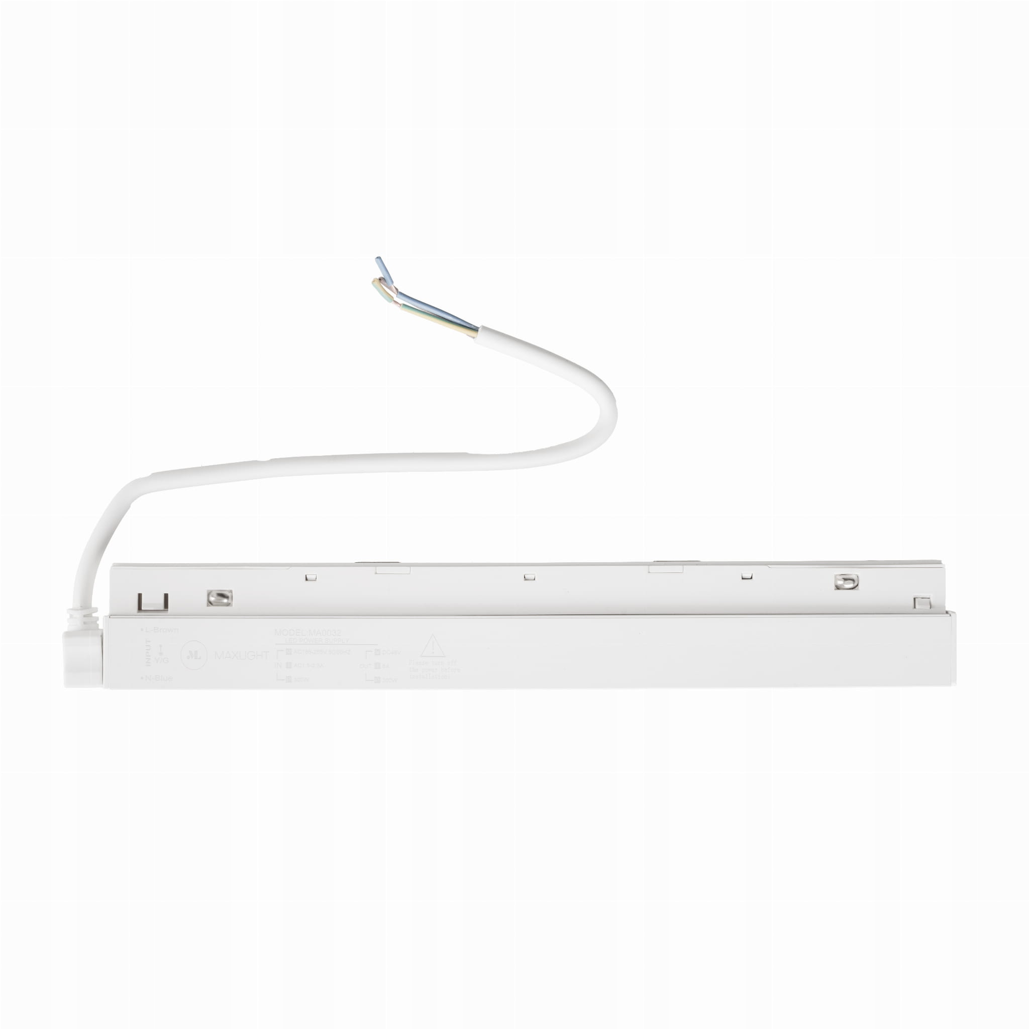 Maxlight Vnútorný napájací zdroj 300W IP20, pre magnetické lišty, biely