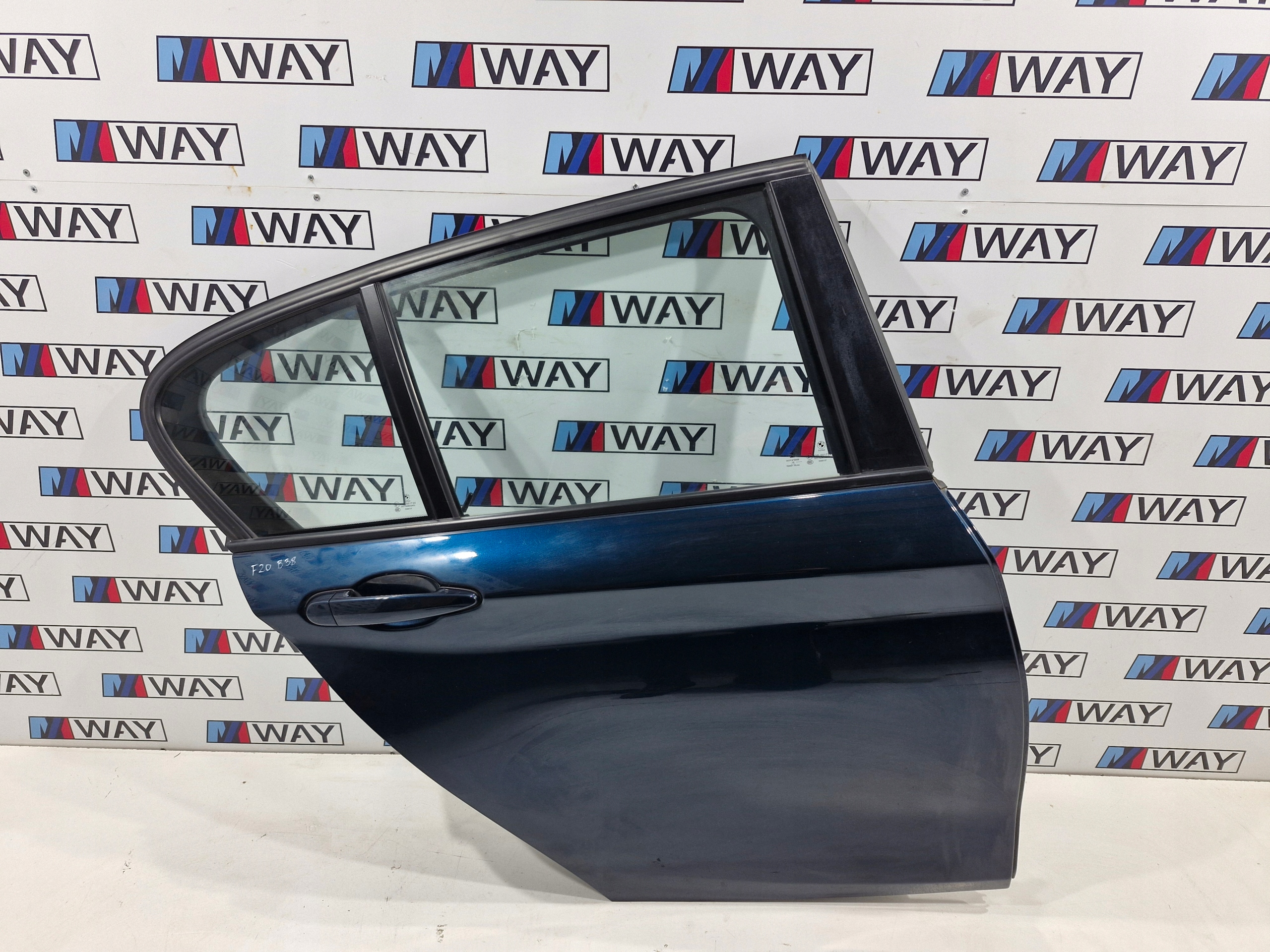 BMW F20 door right rear part rear. right B38 MIDNIGHT BLUE complete
