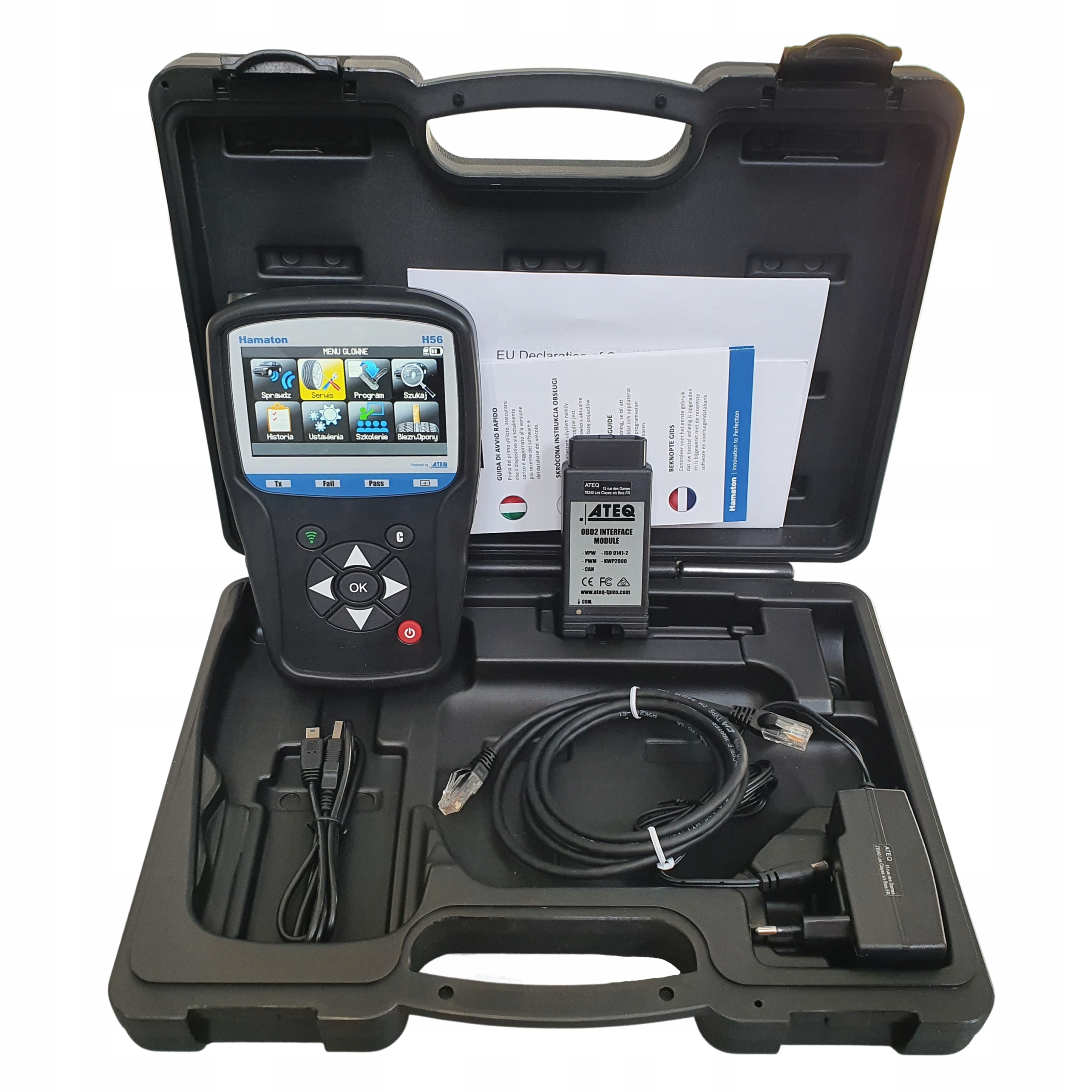 

Ateq H56 Obdii Programator Czujników Tpms +gratis!