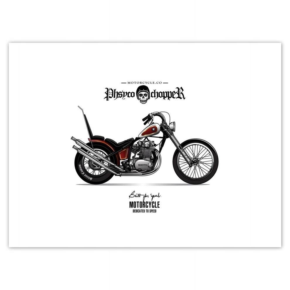 

Plakat 40x30 Motocykl Zabytek Vintage